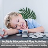 image:imagePlanToys Hand Sign Numbers 110 Wooden Montessori Counting Toy  Early Math Sensory Learning and Tactile Number Recognition Activity  Eco Friendly Sign Language Tiles for Meaningful PlayTactile Stone