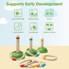 image:imagePlanToys Meadow Ring Toss Wooden Montessori Coordination and Gross Motor Toy  Focus Aim Balance and Movement Development Activity  Eco Friendly Outdoor and Indoor Learning Game