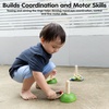 image:imagePlanToys Meadow Ring Toss Wooden Montessori Coordination and Gross Motor Toy  Focus Aim Balance and Movement Development Activity  Eco Friendly Outdoor and Indoor Learning Game