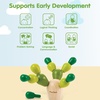 image:imagePlanToys Mini Balancing Cactus  Montessori Wooden Toy for Toddlers  STEM Game for Fine Motor Skills Logic amp Coordination  EcoFriendly Educational Toy for Kids Ages 3