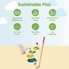 image:imagePlanToys Mini Golf Set for Kids  EcoFriendly Wooden Golf Game with 2 Putters 2 Golf Balls 3 Obstacles Target Goal amp Travel Bag  Perfect for Indoor amp Outdoor Play