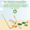 image:imagePlanToys Mini Golf Set for Kids  EcoFriendly Wooden Golf Game with 2 Putters 2 Golf Balls 3 Obstacles Target Goal amp Travel Bag  Perfect for Indoor amp Outdoor Play