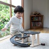 image:imagePlanToys Parking Garage Wooden Montessori Imaginative and Creative Play Set  Problem Solving Social Interaction and Early Coordination Activity  Eco Friendly Vehicle and Ramp Play SetBlack