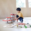 image:imagePlanToys Parking Garage Wooden Montessori Imaginative and Creative Play Set  Problem Solving Social Interaction and Early Coordination Activity  Eco Friendly Vehicle and Ramp Play SetParking Garage