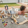 image:imagePlanToys Parking Garage Wooden Montessori Imaginative and Creative Play Set  Problem Solving Social Interaction and Early Coordination Activity  Eco Friendly Vehicle and Ramp Play SetCentral Station