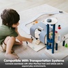 image:imagePlanToys Parking Garage Wooden Montessori Imaginative and Creative Play Set  Problem Solving Social Interaction and Early Coordination Activity  Eco Friendly Vehicle and Ramp Play SetCentral Station