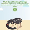 image:imagePlanToys Parking Garage Wooden Montessori Imaginative and Creative Play Set  Problem Solving Social Interaction and Early Coordination Activity  Eco Friendly Vehicle and Ramp Play SetBlack