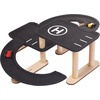 image:imagePlanToys Parking Garage Wooden Montessori Imaginative and Creative Play Set  Problem Solving Social Interaction and Early Coordination Activity  Eco Friendly Vehicle and Ramp Play SetBlack