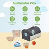 image:imagePlanToys Pet Care Pretend Play Set 3491  Sustainably Made from Rubberwood and NonToxic Paints and Dyes