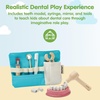 image:imagePlanToys Pretend Play Dentist Toy Set for Kids  Wooden Doctor Kit with Teeth Model Dental Tools and Bag  Educational Toy for Toddlers  Encourages Imaginative Role PlayDentist