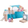 image:imagePlanToys Pretend Play Wooden Makeup Set for Kids  Makeup Kit with Mirror Lipstick Brush Eyeshadow amp Waist Bag  Montessori Toy for Toddlers amp Girls  EcoFriendly Beauty Role Play SetMakeup Set