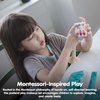 image:imagePlanToys Pretend Play Wooden Makeup Set for Kids  Makeup Kit with Mirror Lipstick Brush Eyeshadow amp Waist Bag  Montessori Toy for Toddlers amp Girls  EcoFriendly Beauty Role Play SetMakeup Set
