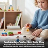 image:imagePlanToys Rescue Crew Wooden Montessori Imaginative and Creative Play Set  Language Development Social Interaction and Early Coordination Activity  Eco Friendly Community Helper Figurine SetTradesman
