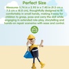 image:imagePlanToys Rescue Crew Wooden Montessori Imaginative and Creative Play Set  Language Development Social Interaction and Early Coordination Activity  Eco Friendly Community Helper Figurine SetService Worker Doll
