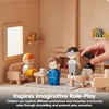 image:imagePlanToys Rescue Crew Wooden Montessori Imaginative and Creative Play Set  Language Development Social Interaction and Early Coordination Activity  Eco Friendly Community Helper Figurine SetTradesman