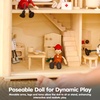 image:imagePlanToys Rescue Crew Wooden Montessori Imaginative and Creative Play Set  Language Development Social Interaction and Early Coordination Activity  Eco Friendly Community Helper Figurine SetRescue Doll
