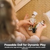 image:imagePlanToys Rescue Crew Wooden Montessori Imaginative and Creative Play Set  Language Development Social Interaction and Early Coordination Activity  Eco Friendly Community Helper Figurine SetDoctor Doll