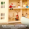image:imagePlanToys Rescue Crew Wooden Montessori Imaginative and Creative Play Set  Language Development Social Interaction and Early Coordination Activity  Eco Friendly Community Helper Figurine SetRescue Doll