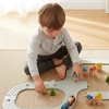 image:imagePlanToys Rubber Road amp Rail Expansion Tracks Set C Montessori Play Accessory  Imagination Problem Solving and Creative World Building  Eco Friendly Track SetRubber Road  Rail Extension Tracks  Set B