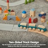 image:imagePlanToys Rubber Road amp Rail Expansion Tracks Set C Montessori Play Accessory  Imagination Problem Solving and Creative World Building  Eco Friendly Track SetRubber Road  Rail Adaptor Tracks
