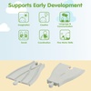 image:imagePlanToys Rubber Road amp Rail Expansion Tracks Set C Montessori Play Accessory  Imagination Problem Solving and Creative World Building  Eco Friendly Track SetRubber Road  Rail Adaptor Tracks
