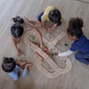 image:imagePlanToys Rubber Road amp Rail Expansion Tracks Set C Montessori Play Accessory  Imagination Problem Solving and Creative World Building  Eco Friendly Track SetRoad System