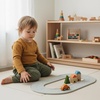image:imagePlanToys Rubber Road amp Rail Expansion Tracks Set C Montessori Play Accessory  Imagination Problem Solving and Creative World Building  Eco Friendly Track SetRubber Road  Rail Set Small