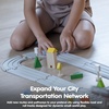 image:imagePlanToys Rubber Road amp Rail Expansion Tracks Set C Montessori Play Accessory  Imagination Problem Solving and Creative World Building  Eco Friendly Track SetRubber Road  Rail Extension Tracks  Set C