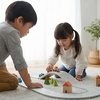 image:imagePlanToys Rubber Road amp Rail Expansion Tracks Set C Montessori Play Accessory  Imagination Problem Solving and Creative World Building  Eco Friendly Track SetRubber Road  Rail Extension Tracks  Set a
