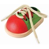 image:imagePlanToys TieUp Shoe Lacing Practice Toy for Kids  Montessori FineMotor amp Independence Activity for Focus amp Coordination  EcoFriendly Wooden Educational ToolTieup Shoe
