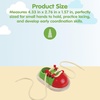 image:imagePlanToys TieUp Shoe Lacing Practice Toy for Kids  Montessori FineMotor amp Independence Activity for Focus amp Coordination  EcoFriendly Wooden Educational ToolTieup Shoe