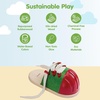 image:imagePlanToys TieUp Shoe Lacing Practice Toy for Kids  Montessori FineMotor amp Independence Activity for Focus amp Coordination  EcoFriendly Wooden Educational ToolLifesize Tieup Shoe