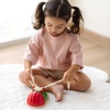 image:imagePlanToys TieUp Shoe Lacing Practice Toy for Kids  Montessori FineMotor amp Independence Activity for Focus amp Coordination  EcoFriendly Wooden Educational ToolLifesize Tieup Shoe