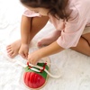 image:imagePlanToys TieUp Shoe Lacing Practice Toy for Kids  Montessori FineMotor amp Independence Activity for Focus amp Coordination  EcoFriendly Wooden Educational ToolLifesize Tieup Shoe