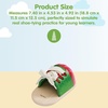 image:imagePlanToys TieUp Shoe Lacing Practice Toy for Kids  Montessori FineMotor amp Independence Activity for Focus amp Coordination  EcoFriendly Wooden Educational ToolLifesize Tieup Shoe