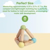 image:imagePlanToys Triangle Clutching Toy Wooden Sensory Grasping Tool in Pastel Colours  Montessori Fine Motor amp Coordination Activity for Tactile Exploration  EcoFriendly Educational ToyMulticoloured