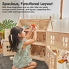 image:imagePlanToys Victorian Wooden Dollhouse  3Story Large Doll House with Attic Opening Panels amp Sliding Windows  Pretend Play Dollhouse Compatible with 112 Scale Furniture amp Wooden DollsVictorian