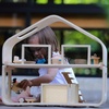 image:imagePlanToys Victorian Wooden Dollhouse  3Story Large Doll House with Attic Opening Panels amp Sliding Windows  Pretend Play Dollhouse Compatible with 112 Scale Furniture amp Wooden DollsContemporary