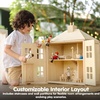 image:imagePlanToys Victorian Wooden Dollhouse  3Story Large Doll House with Attic Opening Panels amp Sliding Windows  Pretend Play Dollhouse Compatible with 112 Scale Furniture amp Wooden DollsGeorgian Dollhouse