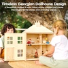 image:imagePlanToys Victorian Wooden Dollhouse  3Story Large Doll House with Attic Opening Panels amp Sliding Windows  Pretend Play Dollhouse Compatible with 112 Scale Furniture amp Wooden DollsGeorgian Dollhouse
