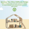 image:imagePlanToys Victorian Wooden Dollhouse  3Story Large Doll House with Attic Opening Panels amp Sliding Windows  Pretend Play Dollhouse Compatible with 112 Scale Furniture amp Wooden DollsContemporary