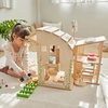 image:imagePlanToys Victorian Wooden Dollhouse  3Story Large Doll House with Attic Opening Panels amp Sliding Windows  Pretend Play Dollhouse Compatible with 112 Scale Furniture amp Wooden DollsGreen Wooden