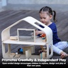 image:imagePlanToys Victorian Wooden Dollhouse  3Story Large Doll House with Attic Opening Panels amp Sliding Windows  Pretend Play Dollhouse Compatible with 112 Scale Furniture amp Wooden DollsContemporary