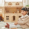 image:imagePlanToys Victorian Wooden Dollhouse  3Story Large Doll House with Attic Opening Panels amp Sliding Windows  Pretend Play Dollhouse Compatible with 112 Scale Furniture amp Wooden DollsVictorian