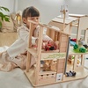 image:imagePlanToys Victorian Wooden Dollhouse  3Story Large Doll House with Attic Opening Panels amp Sliding Windows  Pretend Play Dollhouse Compatible with 112 Scale Furniture amp Wooden DollsGreen Wooden