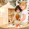 image:imagePlanToys Victorian Wooden Dollhouse  3Story Large Doll House with Attic Opening Panels amp Sliding Windows  Pretend Play Dollhouse Compatible with 112 Scale Furniture amp Wooden DollsGeorgian Dollhouse