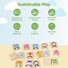 image:imagePlanToys Wooden Animals Memo Game  Montessori Memory Matching Game for Animal Recognition Strategy and Logical Thinking  Eco Friendly Educational Toy for Visual and Cognitive DevelopmentAnimals Memo