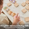 image:imagePlanToys Wooden Animals Memo Game  Montessori Memory Matching Game for Animal Recognition Strategy and Logical Thinking  Eco Friendly Educational Toy for Visual and Cognitive DevelopmentAnimals Memo
