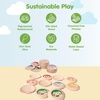 image:imagePlanToys Wooden Animals Memo Game  Montessori Memory Matching Game for Animal Recognition Strategy and Logical Thinking  Eco Friendly Educational Toy for Visual and Cognitive DevelopmentToy