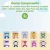 image:imagePlanToys Wooden Animals Memo Game  Montessori Memory Matching Game for Animal Recognition Strategy and Logical Thinking  Eco Friendly Educational Toy for Visual and Cognitive DevelopmentAnimals Memo